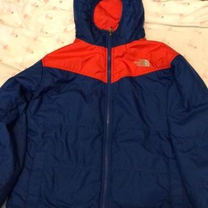 Reversible kids North face jacket